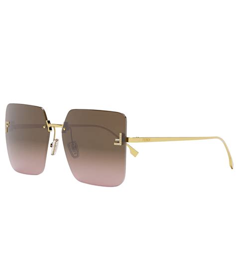 fendi square glasses|Fendi geometric sunglasses.